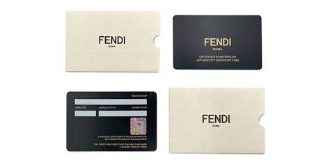 fendi fake hes|Fendi authenticity card.